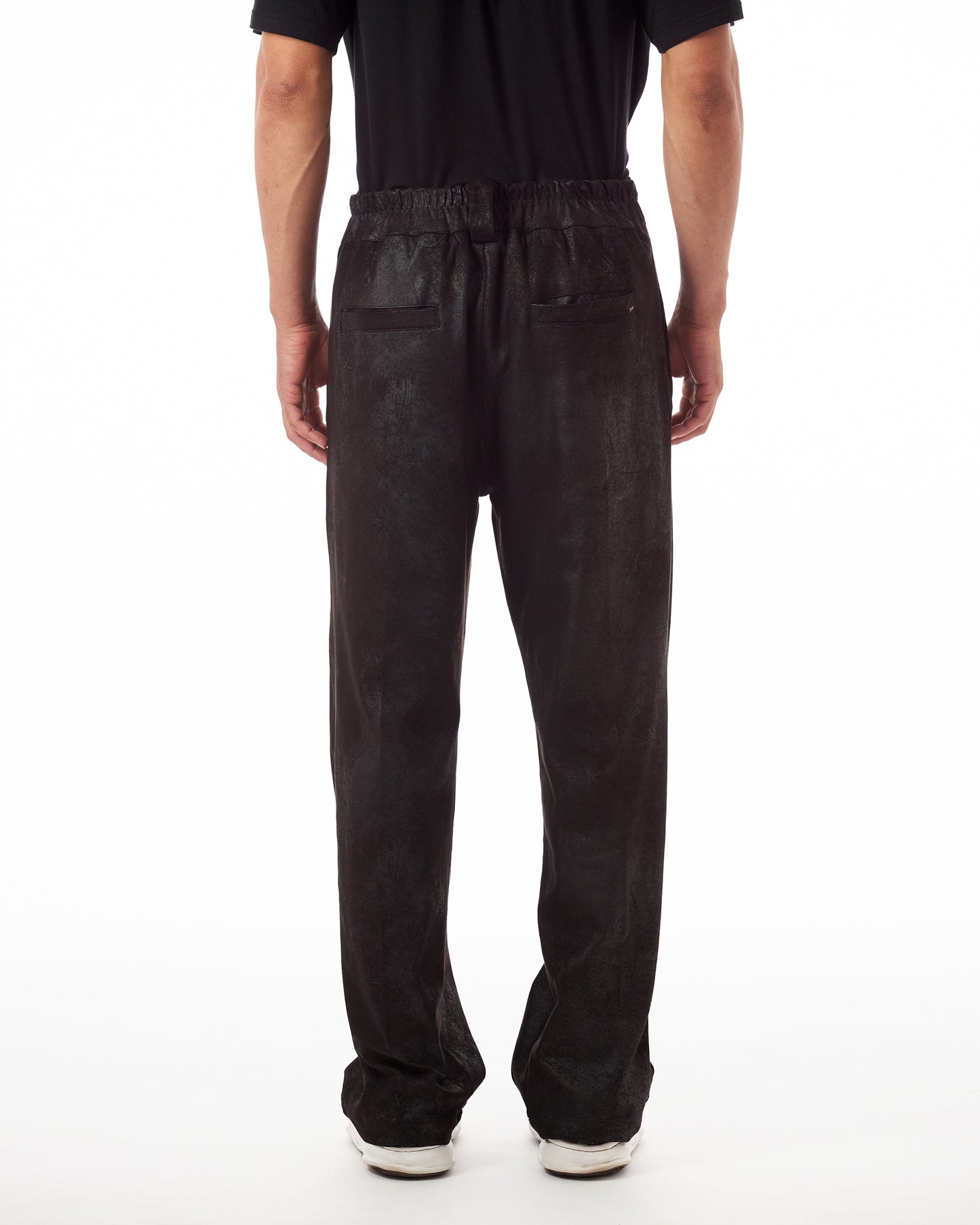 Pantalone Vita Alta Scamosciato