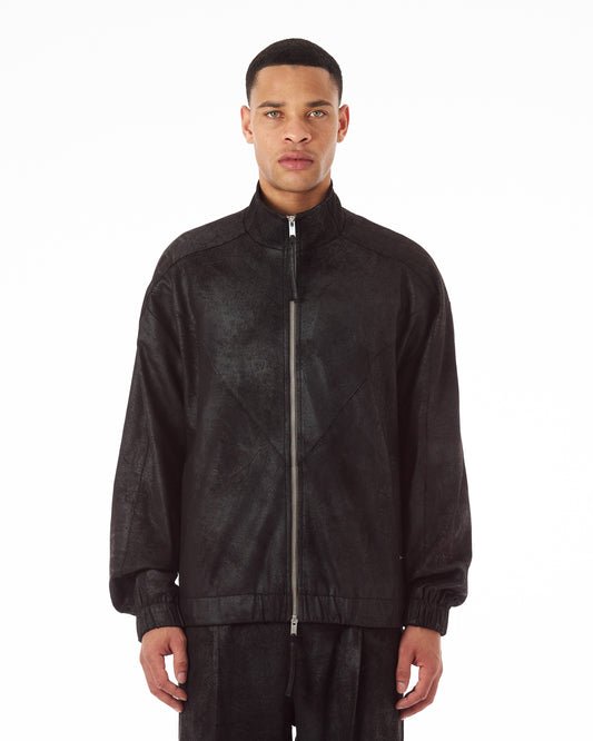 Bomber Zip Scamosciato