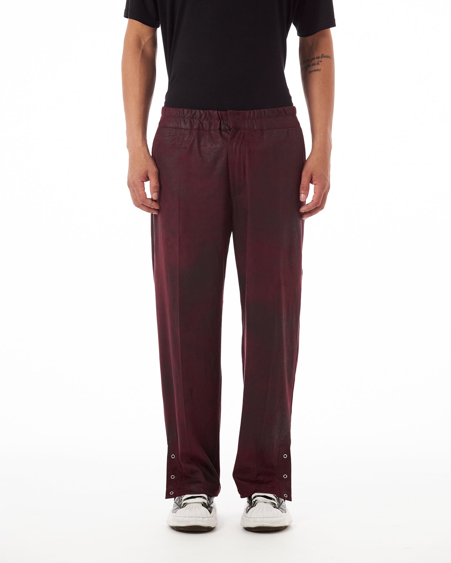 Pantalone Bottoni Scamosciato