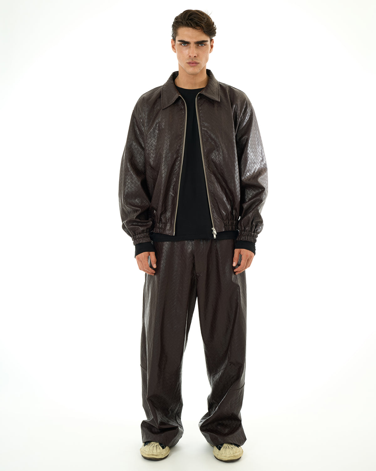 Pantalone Over Intrecciato