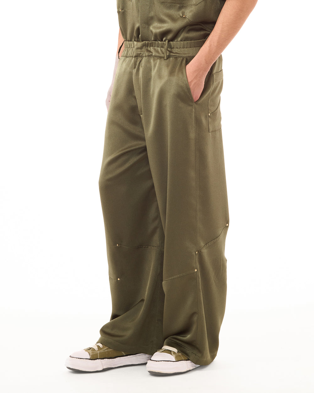 Pantalone Over Lucido