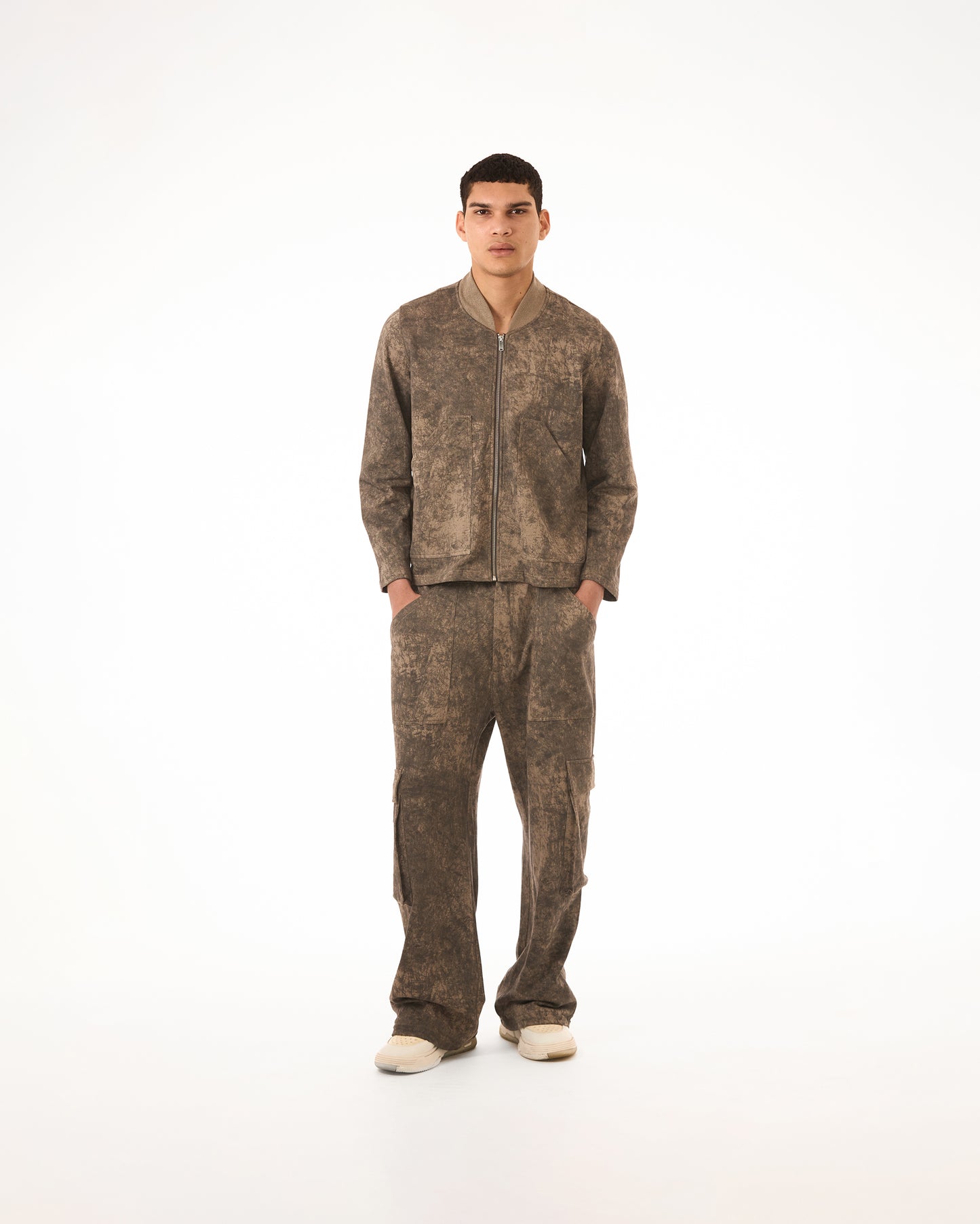 Pantalone Cargo Slavato