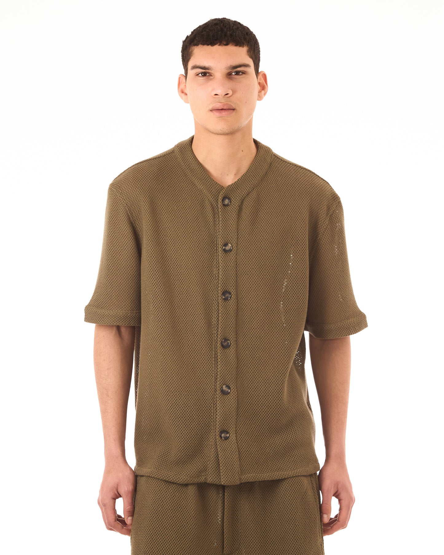 Camicia Baseball Rete