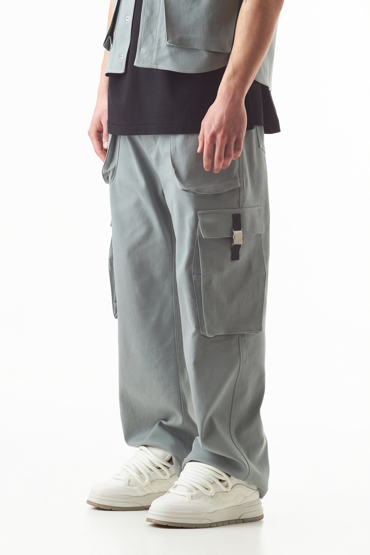 Sfera Pantaloni Jeans Con Le Croci Pantalone In Denim Misto Lino