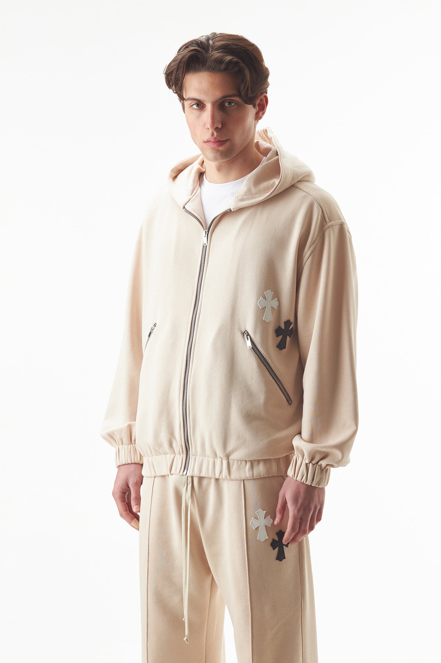 Felpa Zip Over 
