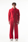 Felpa Zip Patte