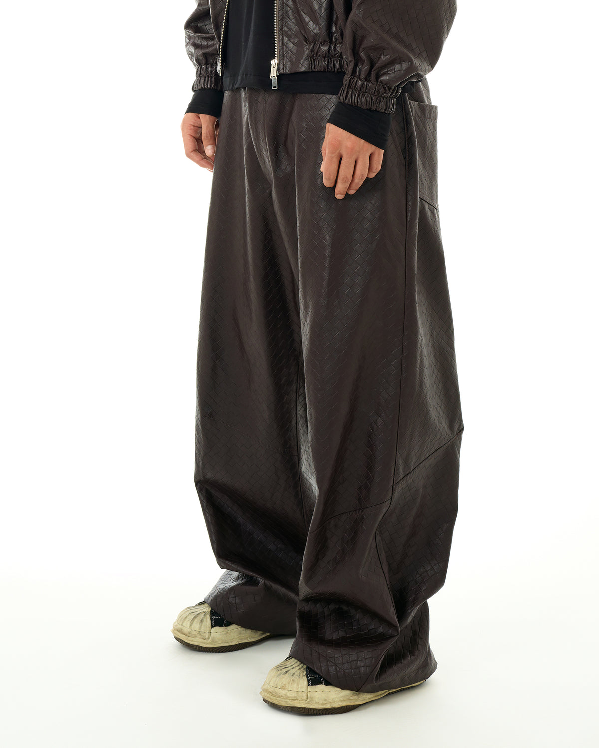 Pantalone Over Intrecciato