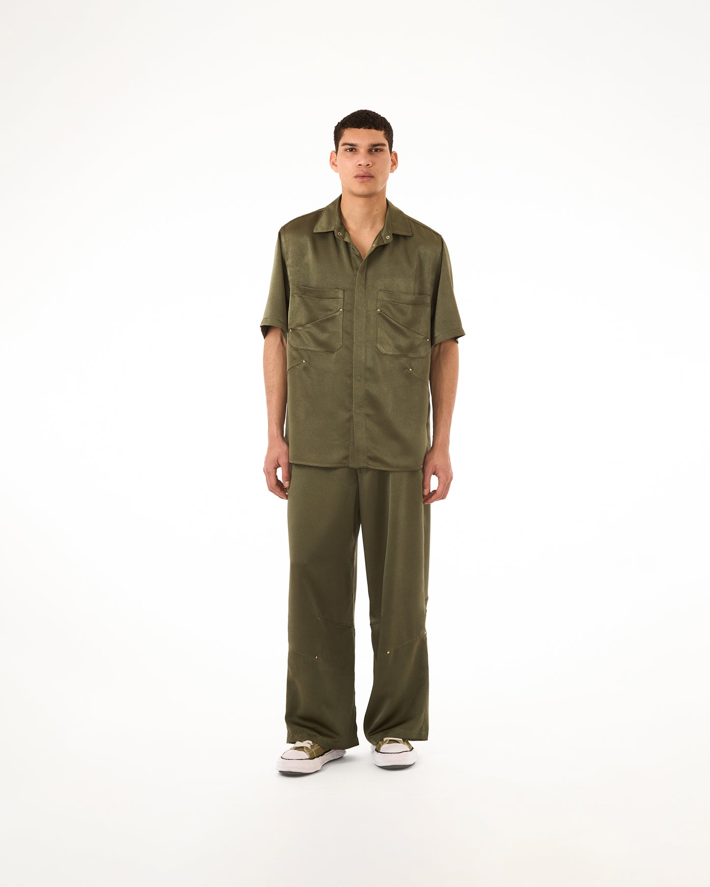 Pantalone Over Lucido