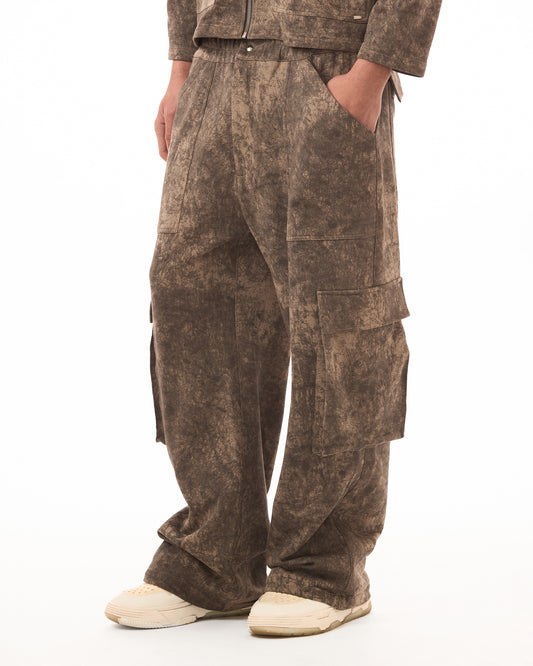 Pantalone Cargo Slavato