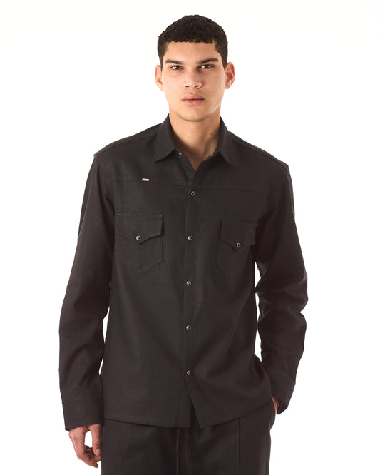 Camicia Soffietto Lino
