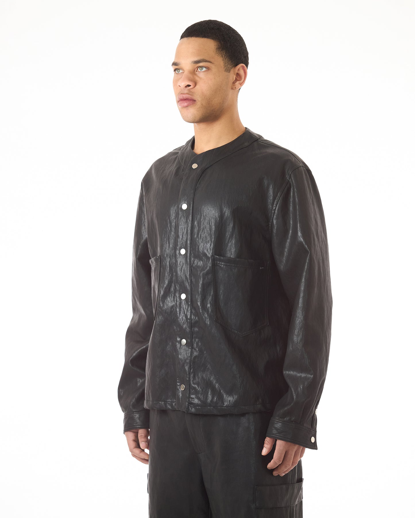 Camicia Baseball Pelle