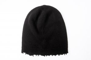 black wool cap amcouture