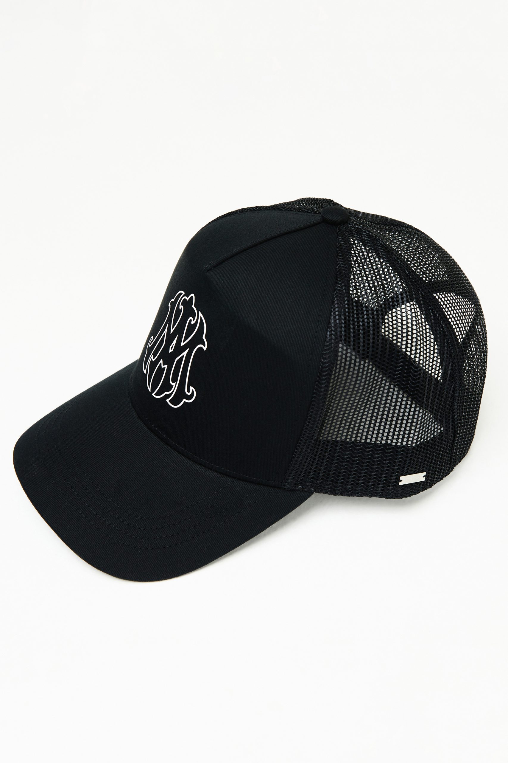 snapback cotone nero uomo amcouture